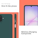 YATWIN Silicone Case for Samsung Galaxy A07 4G, Soft-Touch, Shockproof, DustProof, Antiskid Phone Cover for Samsung Galaxy A07 4G - Dark Green gallery image