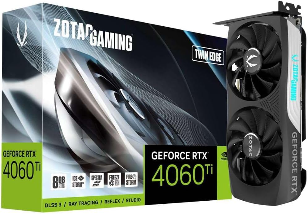 Zotac GEFORCE RTX 4060 Ti TWIN EDGE 8GB GDDR6 Zotac GEFORCE RTX 4060 Ti TWIN EDGE 8GB GDDR6