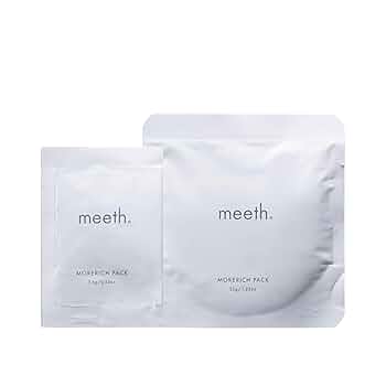 25年7月先行発売*meeth モアリッチパック スムース 7回分 ミース スキンケアブランド〝 meeth / ミース 〟を代表する炭酸ガス
