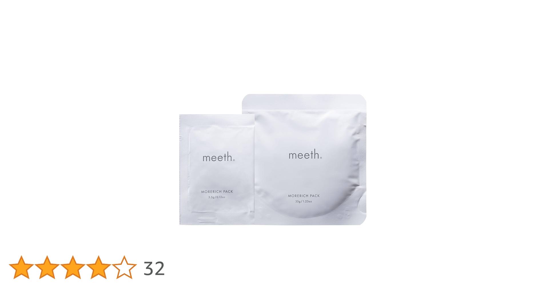 Amazon | meeth(ミース) モアリッチパック 7回分〈炭酸ガス