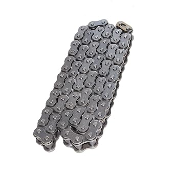 Industrial Chain, Manganese Steel Single and Double Row Chain 06B 08B 10A 12A 16A 20A 24A DOLUNTO Size 10B-1 1.5m Pull 2.22T