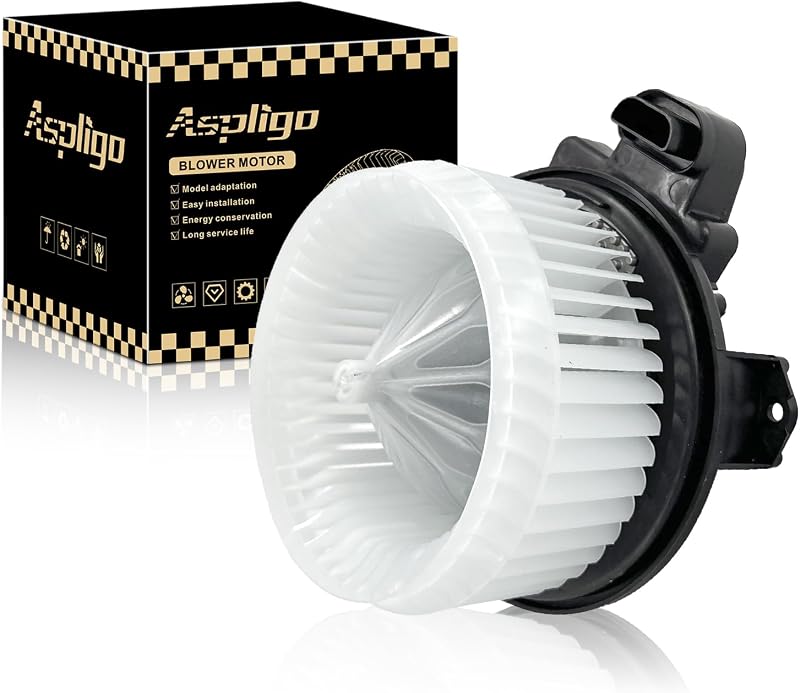 Motor do ventilador do ar-condicionado e aquecedor Aspligo 3 pinos 700249 para Toyota Corolla e Prius – 1 unidade