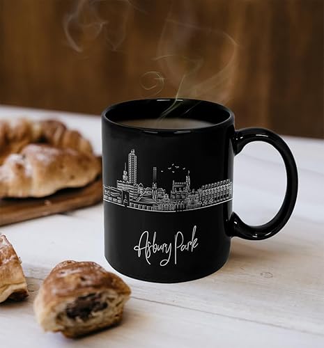 Vista 316 de TJ Originals - Taza de café Boston Massachusetts, regalo de taza de café de recuerdo de viaje turístico, taza de cerámica Skyline de 11 oz, taza