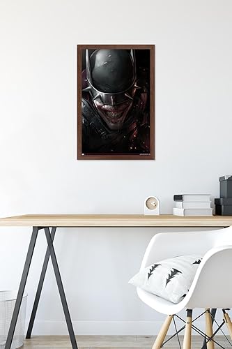 Miniatura 23 de Trends International DC Comics - Póster de pared con cara de Batman Who Laughs, 22.375 x 34 pulgadas, versión enmarcada en negro Versión con marco