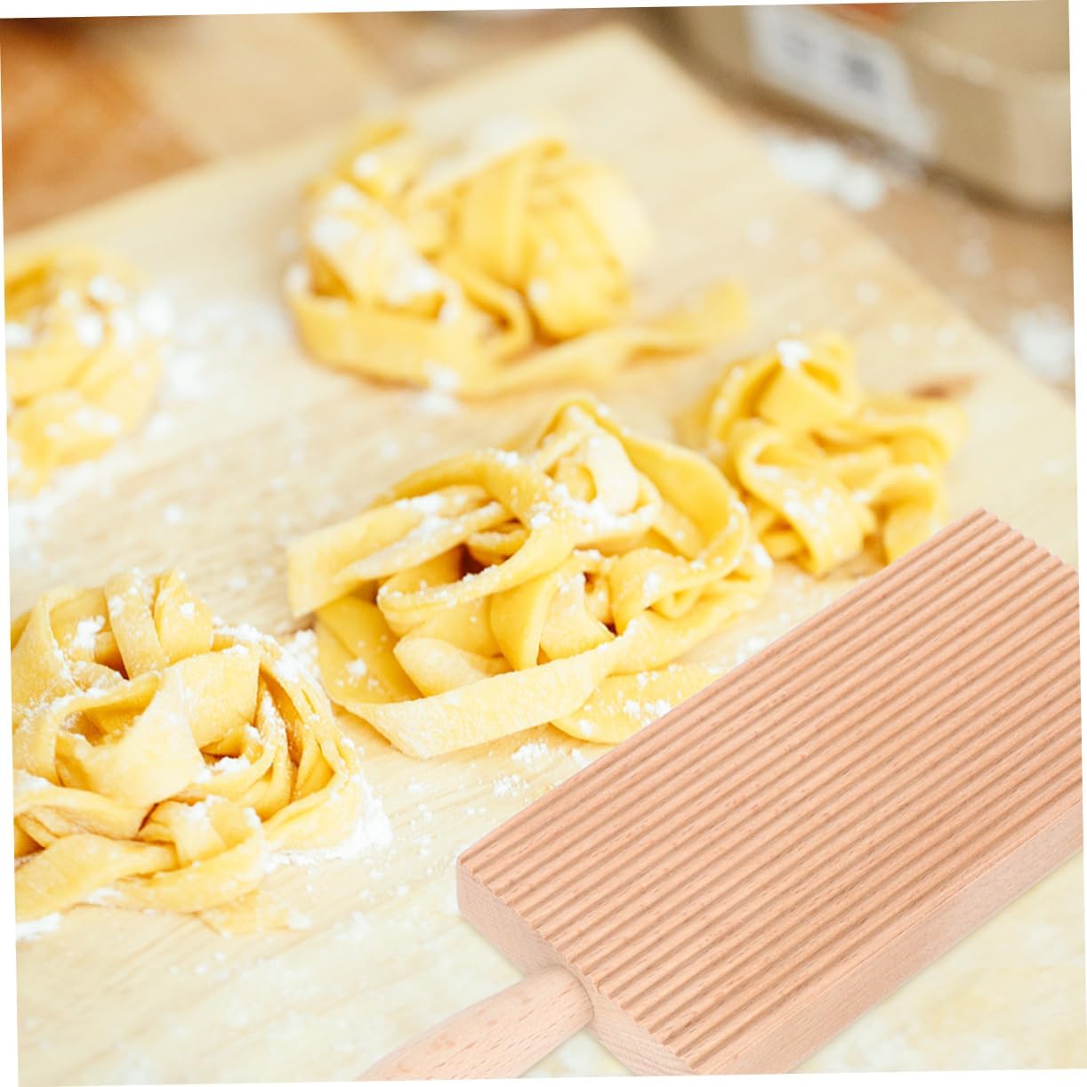 2pcs Wooden Pasta Makers Boards for Homemade Italian Cuisine Space-saving Kitchen Tools Safe and Material for Cooking Enthusiasts image 5