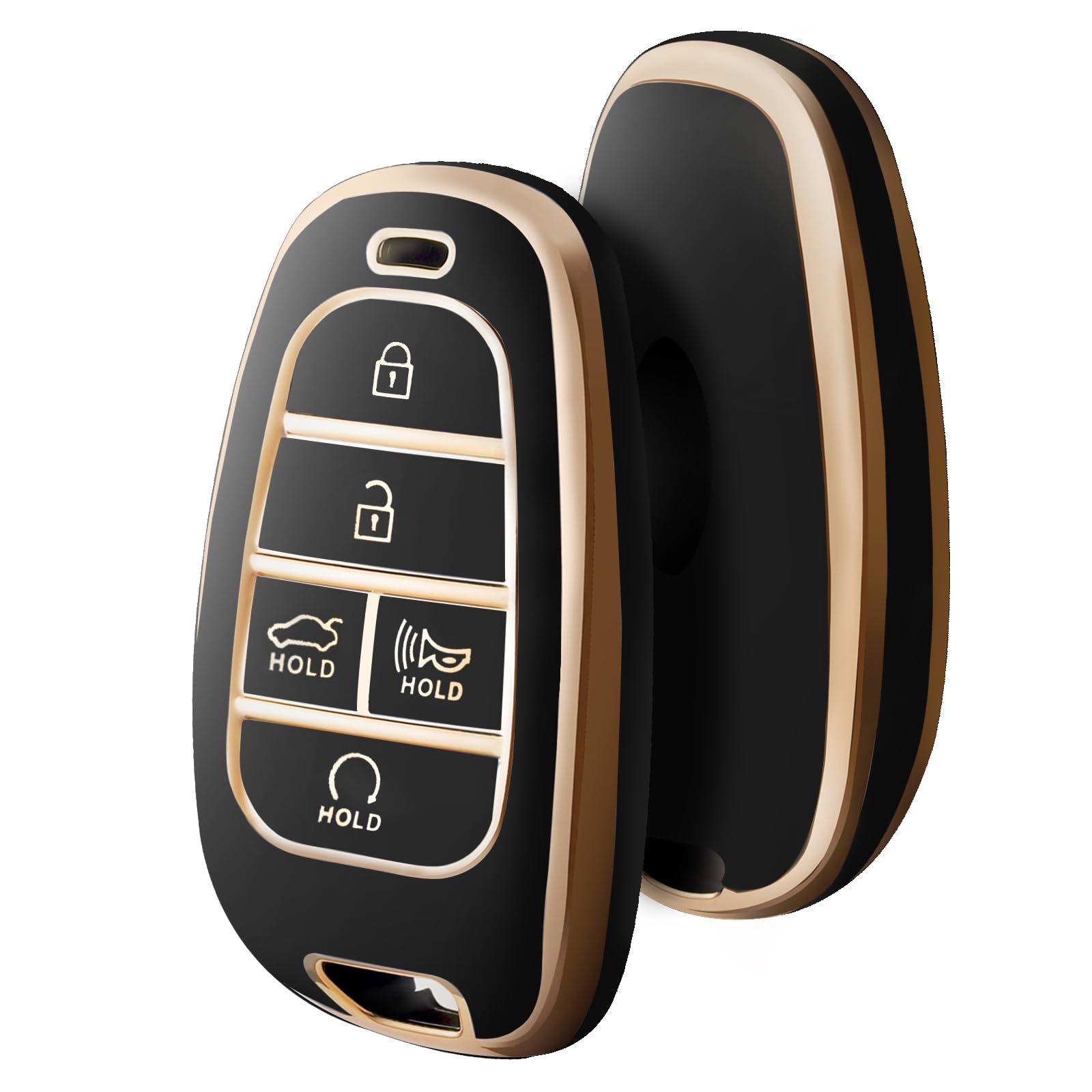 ELOHEI Key Fob Cover For Hyundai Sonata Santa Fe Tucson