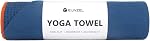 Hot Serviette de yoga - Serviette de tapis de yoga sans glissade en microfibre avec adhérence Dot Serviette absorbante pour le yoga chaud, Pilates et fitness 72" x 24", Tein/Orange