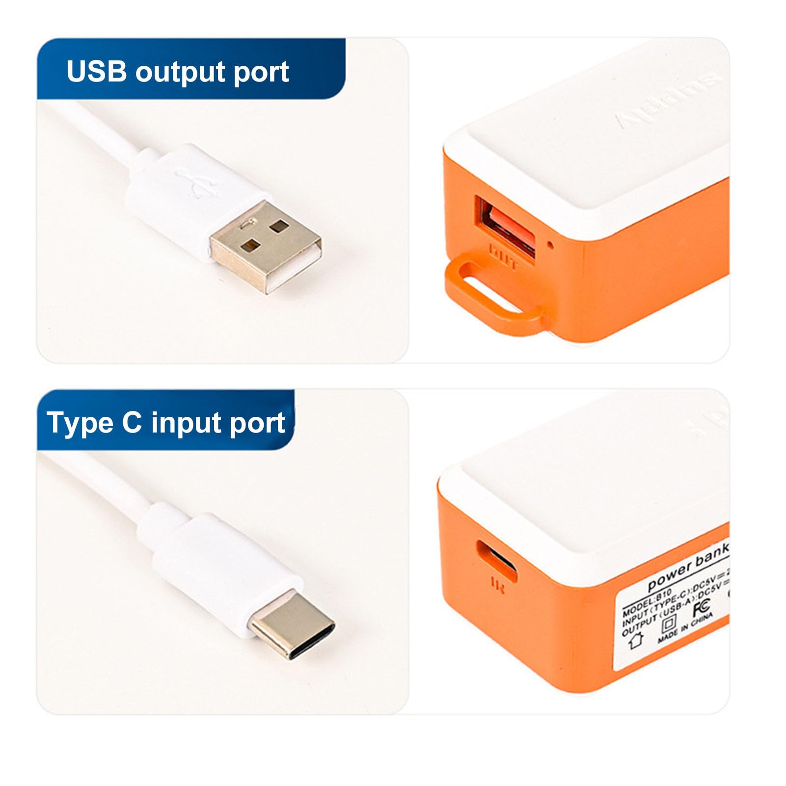 2600mAh Mini UPS Battery Backup, Alimentation avec Une Sortie d'entrée USB pour la caméra de sécurité, Une uvegarde CC NS Interruption 5V pour Les routeurs