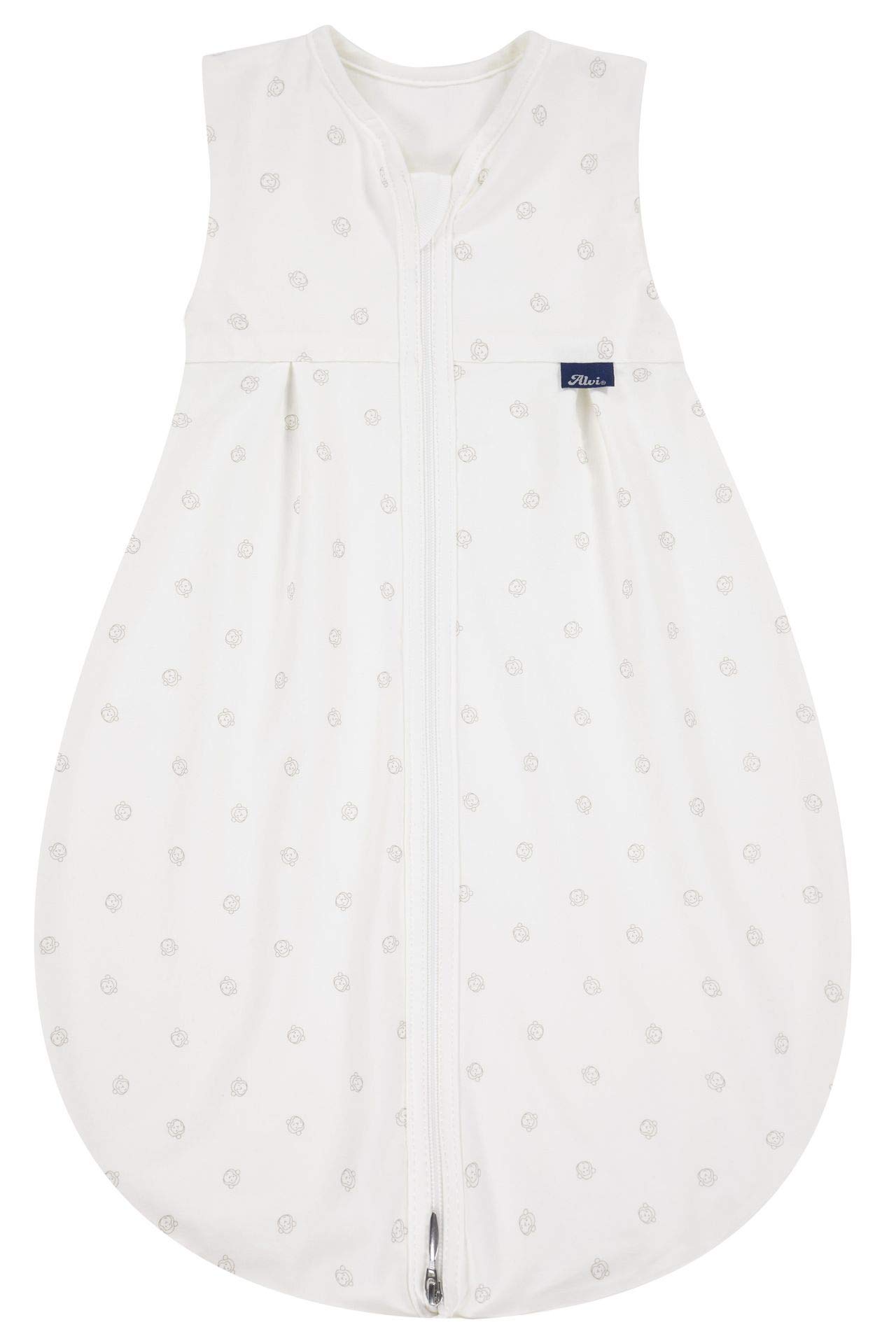 Alvi Schlafsack Baby Mäxchen light I leichter Babyschlafsack ärmellos I Sommerschlafsack Baby, Jungen und Mädchen I 100% Baumwolle I Schlafsack Kinder atmungsaktiv und waschbar I TOG 0,5