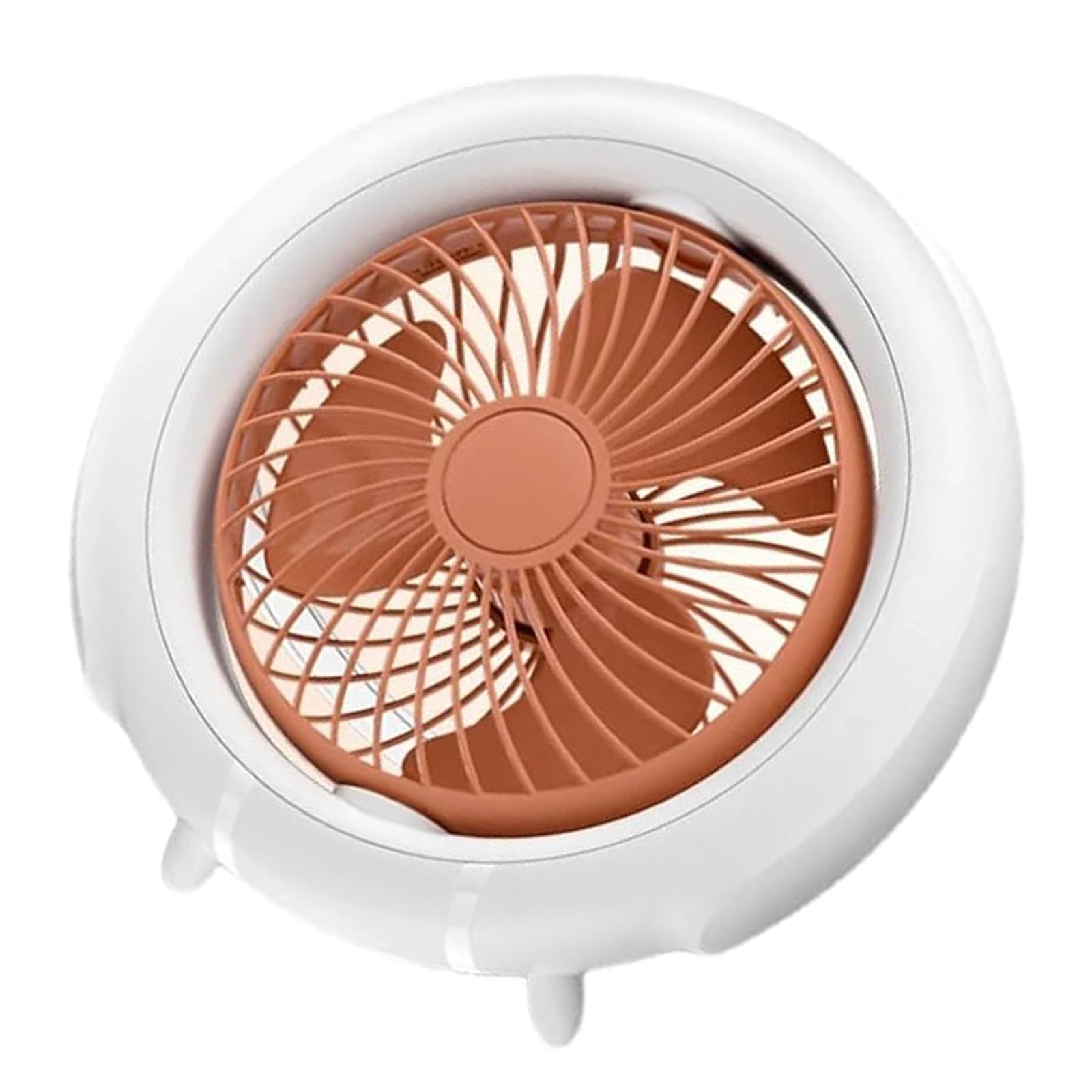 Elnwnnkc Portable USB Rechargeable Ceiling Fan with 3 Wind Modes Outdoor Wall Mounted Small Fan for Bedroom and Living Room for Home Dormitory Use