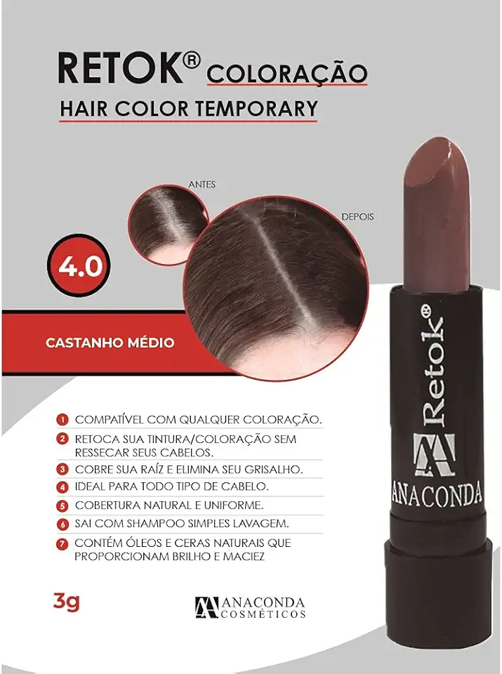 Anaconda Retok Coloração Castanho Médio