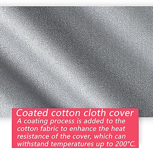 Iron Board Replacement Cover 36X13In 38X13In 43X14In 48X15In Ironing Board Cover Standard Size Ironing Board Cover And Pad Scorch Resistant Grey Black (Color : Black, Size : 97X33Cm(38X13In)) #TOP1