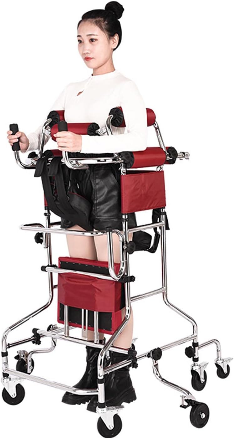 Adult Standing Walking Aid Walker for Seniors, Hemiplegia Rehabilitation Standing Frame for The Elderly, Disabled, The Postoperative Rehabilitation,A1 [Energy Class A]