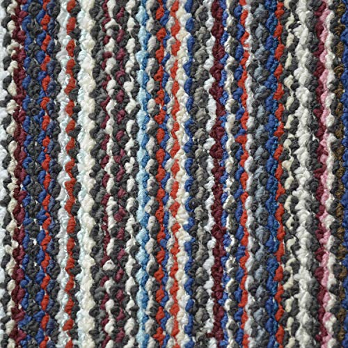 Garland Rug Carnival Area Rug, 3-Feet by 5-Feet, Random Multi-Color Stripes