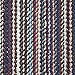 Garland Rug Carnival Stripe Area Rug, 3' x 5', Assorted Multi-colors (Colors Will Vary)