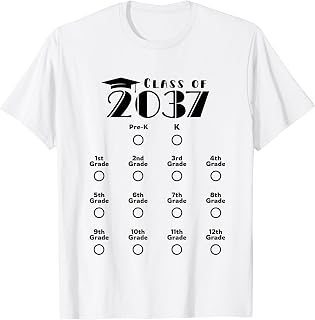 Graduate Checklist grow step Pre-K 12th Grade boys girls kid T-Shirt