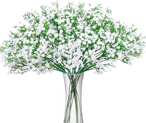 Amazon Pbwa Smile かすみ草 カスミソウ かすみそう 造花 白 10本 インテリアフラワー 花束 ブーケ 装飾 造花 オンライン通販