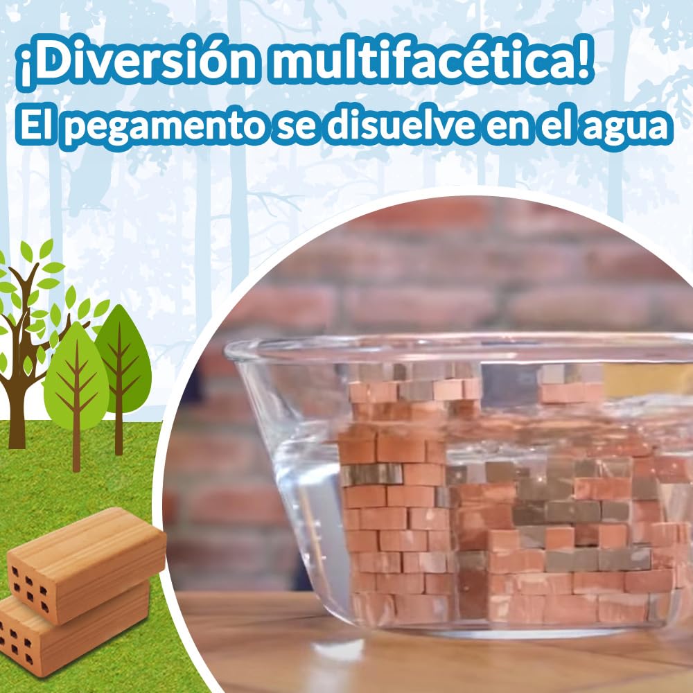 Brick Trick Trefl Casa/House - Construye con Ladrillos, Bloques Eco de ladrillo Real, 290 Ladrillos, para niños a Partir de 6 años