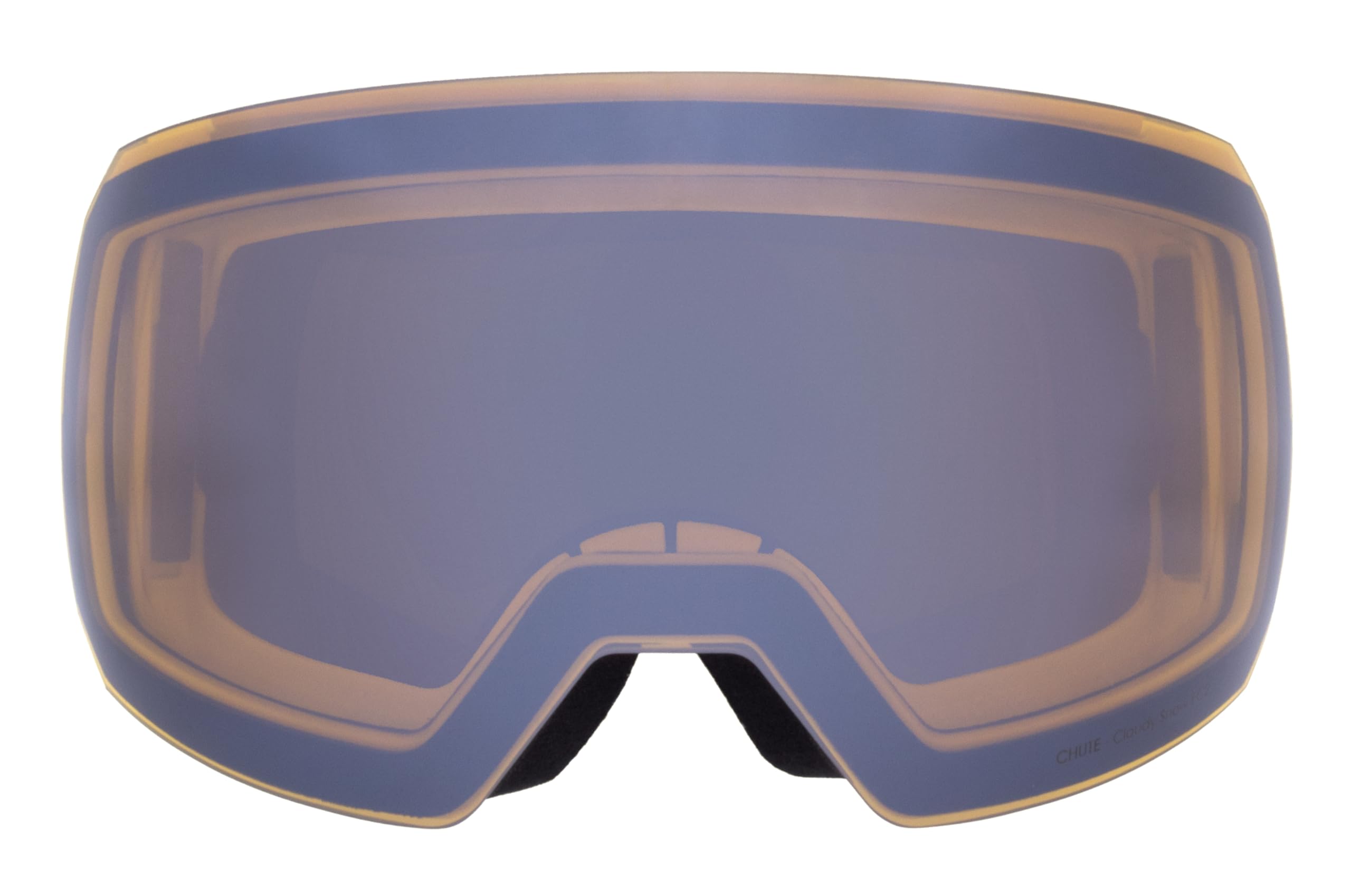 Red Bull Spect Eyewear Maschera da neve CHUTE-03, bianco/bordeaux neve, viola con specchio bordeaux, S.2, HIGH CONTRAST