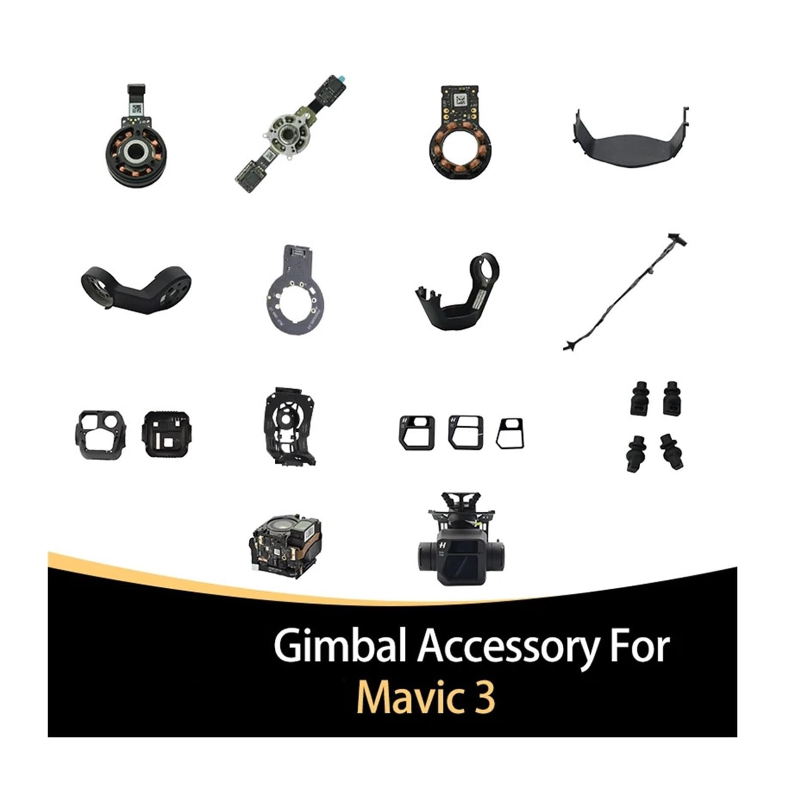 Piastra ammortizzatore gimbal, compatibile con DJI, Mavic 3