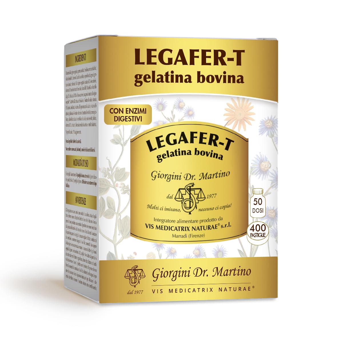Dr Giorgini Integratore, LEGAFER Pastiglie - 200 g
