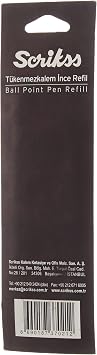 Scrikss 711 Slim Ballpoint Refill Blue
