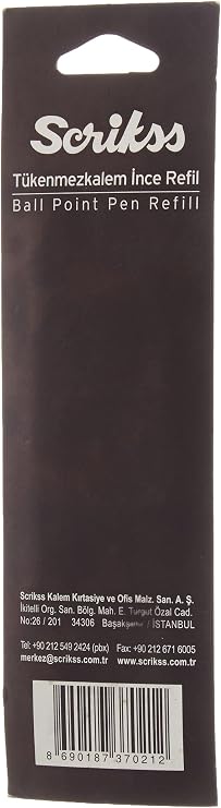 Scrikss 711 Slim Ballpoint Refill Blue