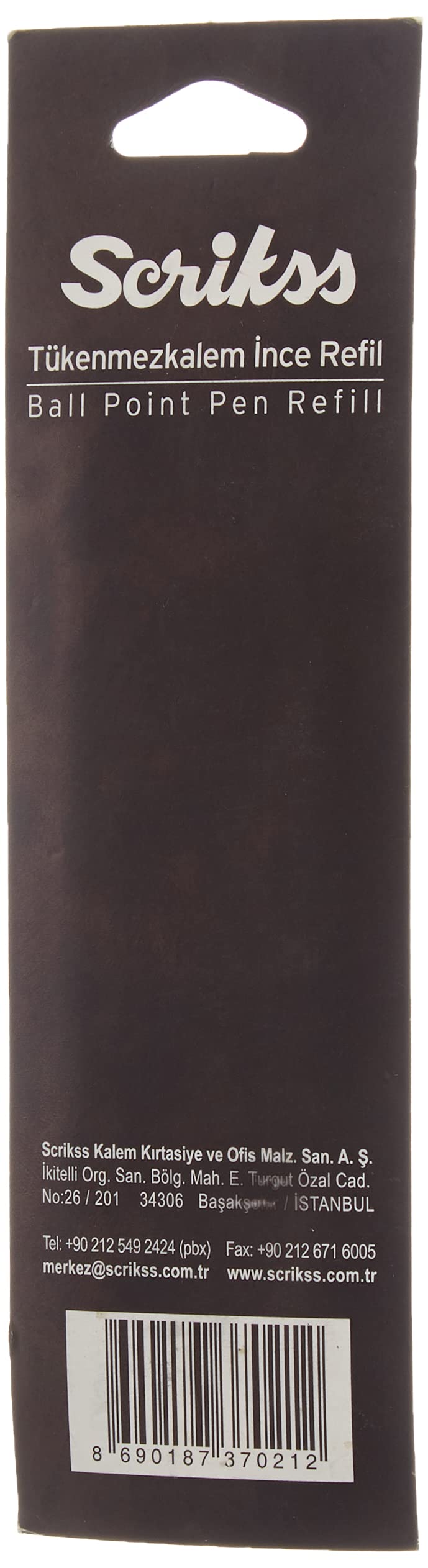 Scrikss 711 Slim Tükenmez Refil Mavi