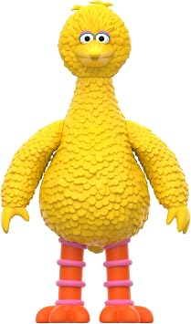 Super7 Sesame Street Reaction Figures - Big Bird and Mr. Snuffleupagus 2-PK Action Figure