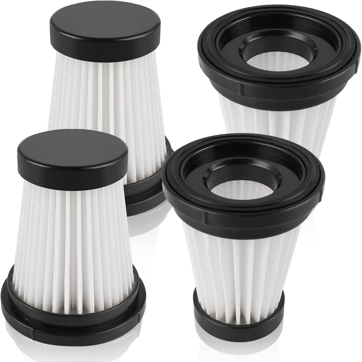 Set di 4 filtri HEPA di ricambio per aspirapolvere senza fili Moosoo K12 K12 Pro K13, Genius Invictus One 1.0 X7 / 2.0, Foxnovo 13KPA | Leroy Merlin