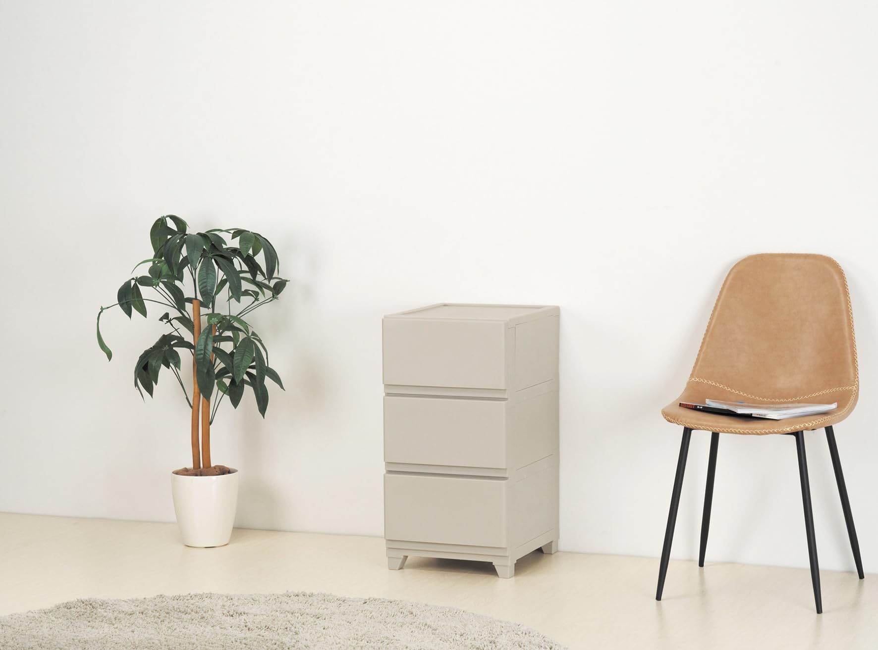 JEJアステージ収納チェスト 壁付デコニーシーヴォ 3段 ３セットまとめ売り Amazon.co.jp: JEJアステージ(JEJ Astage) 収納チェスト 壁付