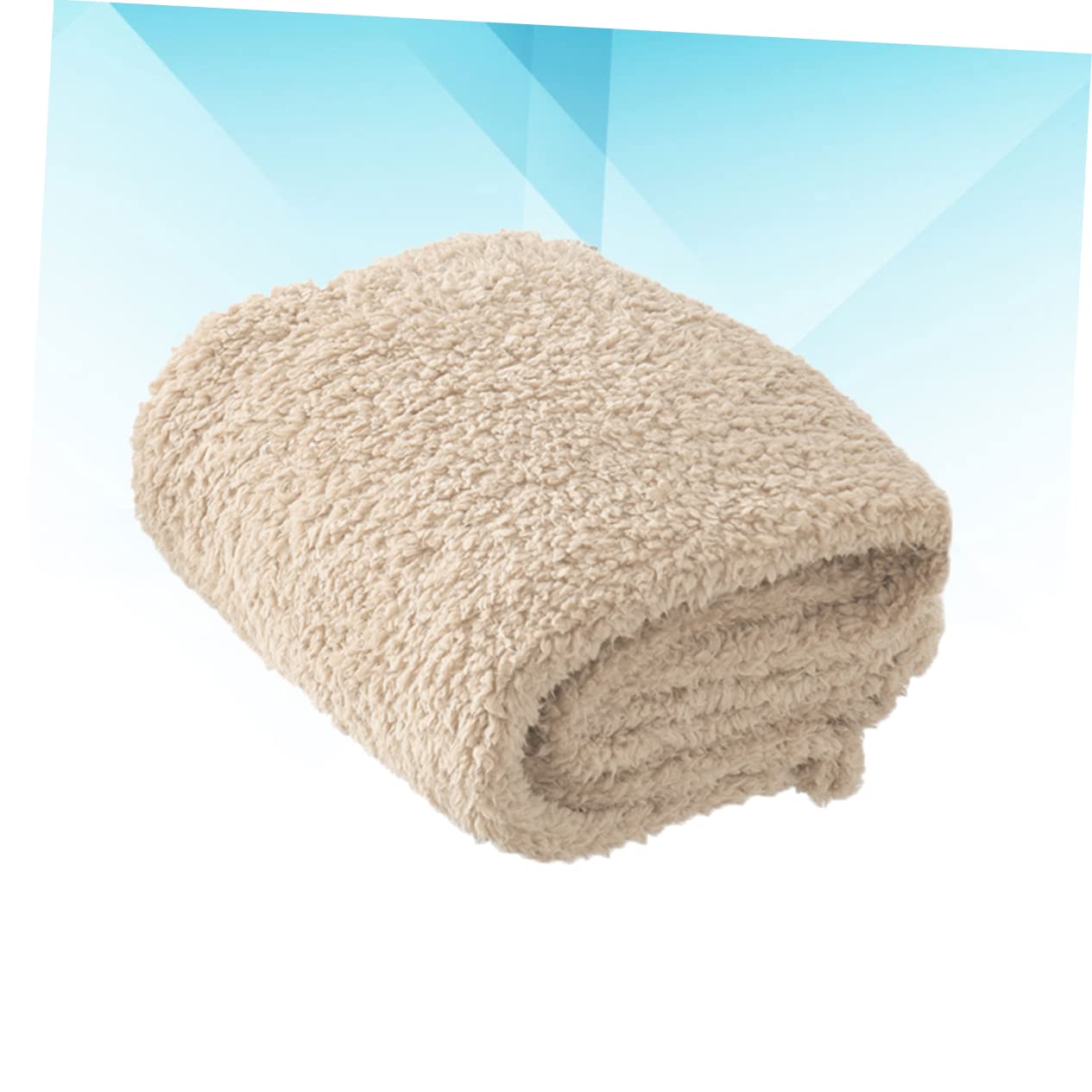 ABOOFAN Lot De 2 Couvertures Thermiques en Peluche pour Chien Et Chat Taille S Beige Super Couverture