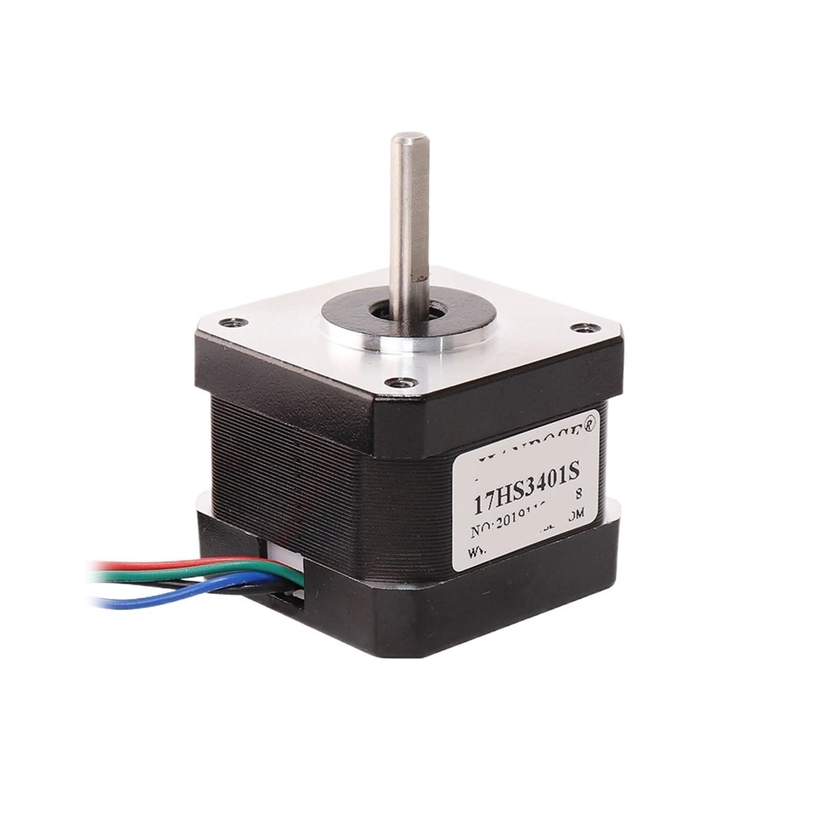 Moteur pas à pas Nema 17 42BYGH34 2 phases 1,3A 4 fils 28N.cm 17HS3401S-1MD