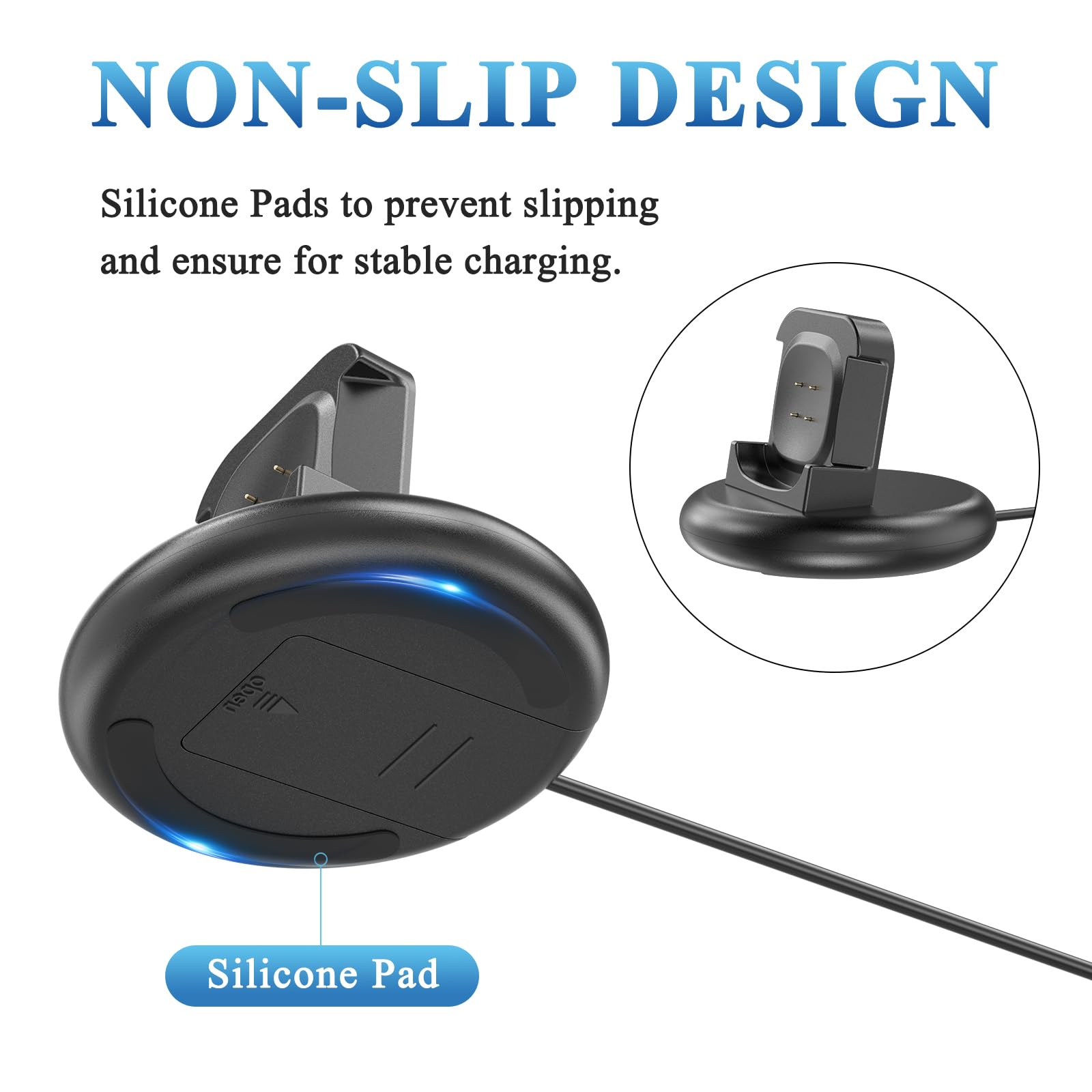 Amazon.co.jp: Magnetic Charger 対応 Fitbit Versa 3/Versa 4/Sense 2 