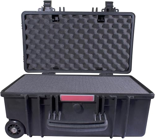 Tork Craft Hard Case 550X345X245Mm Od With Foam Black Water & Dust Proof (512722)