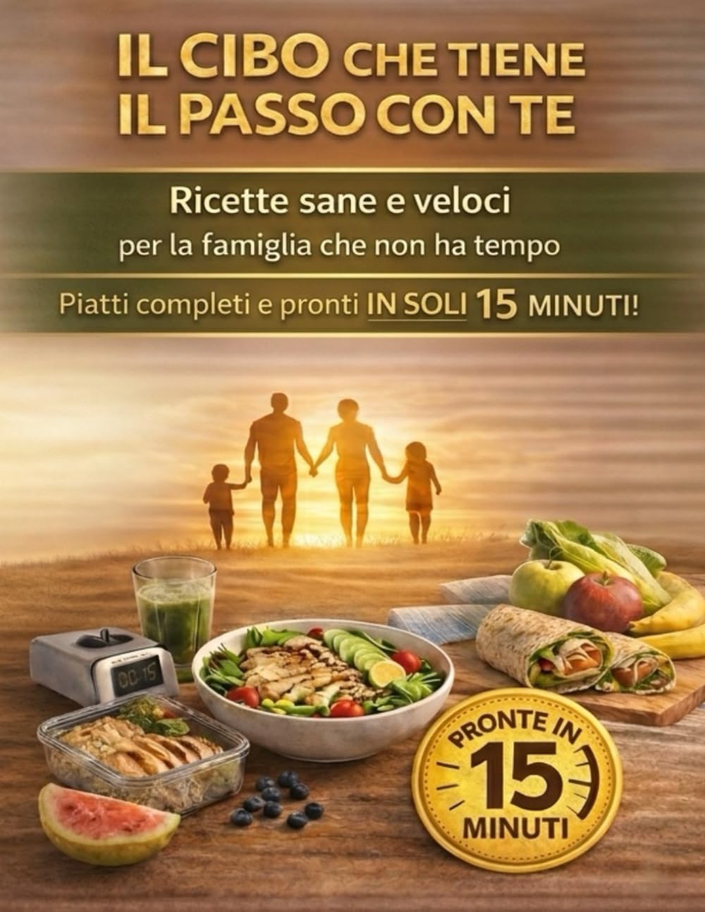 Il Cibo che Tiene il Passo con Te: Ricette sane, veloci e complete per famiglie attive e giornate piene