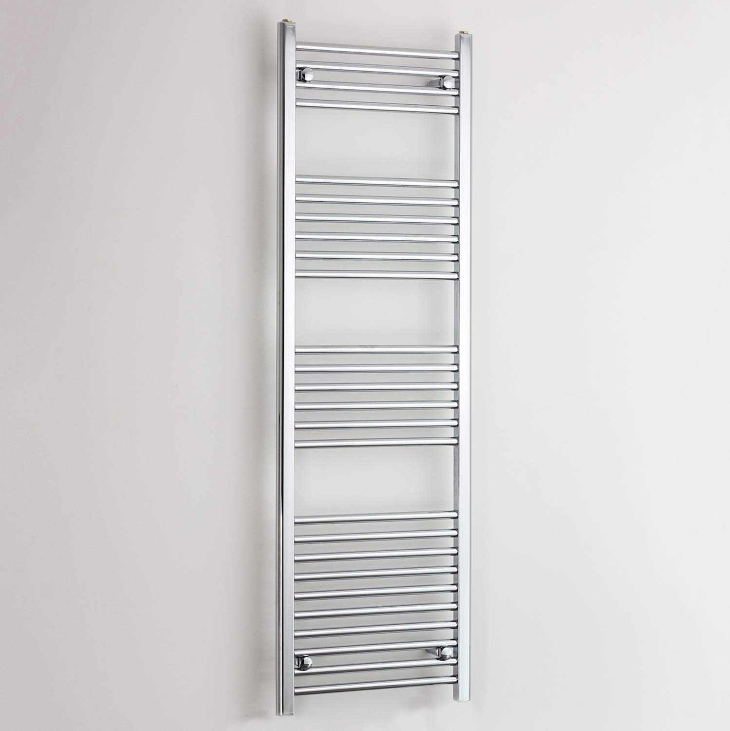 Companyblue Chrome 400Mm Wide Heated Towel Rail Radiator Flat/Straight Ladder For Stylish Bathroom (400 X 1600 Mm)