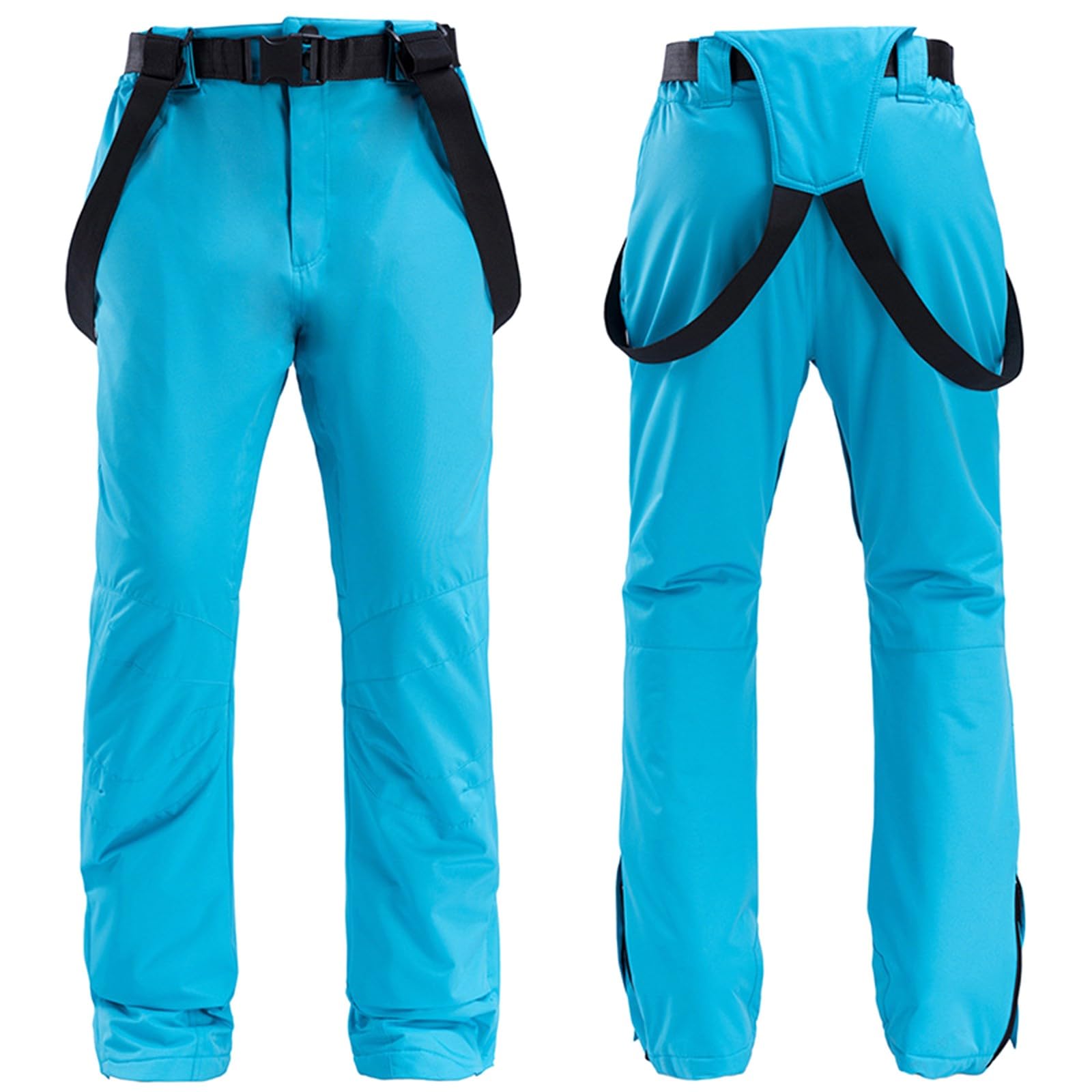 Pantalon d'extérieur ample imperméable pour ski et snowboard mixte - 4