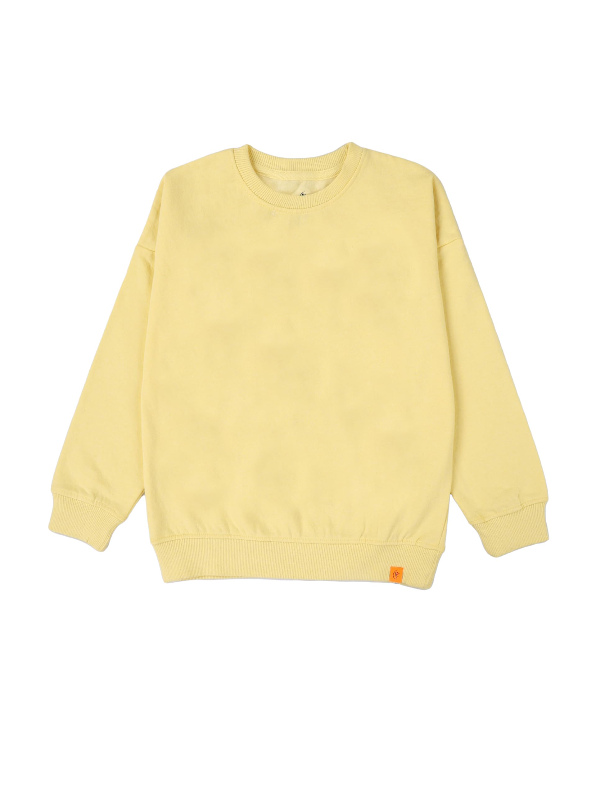 KiddoPanti Boys Solid Round Neck Full Sleeve Fleece Sweatshirt | 60% Cotton 40% Polyester | Soft Warm Winter Pullover | Ribbed Cuffs & Hem | Casual Winter Sweatshirt for Kids-picture-29