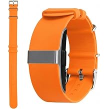CAMTOVGCA Silicone Loop Strap Compatible with Hume Health Band, Soft Silicone Replacement Band Adjustable Clasp Buckle Closure Strap Wristband for Fitness Tracker