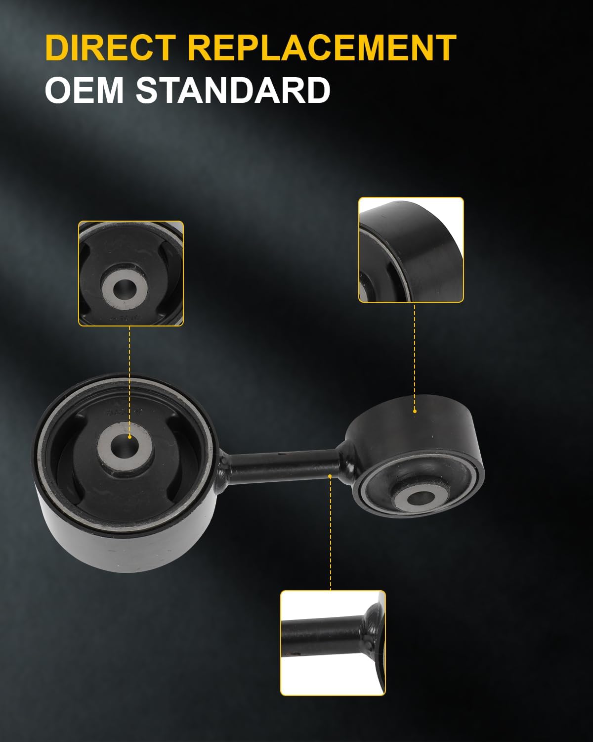 OCPTY Engine Motor Mount and Automatic Transmission Mount Compatible for Toyota Camry 1997-2001, Solara 2000-2001, L4 2.2L # A6256, A7241, A7219, A7238 (4PCS)