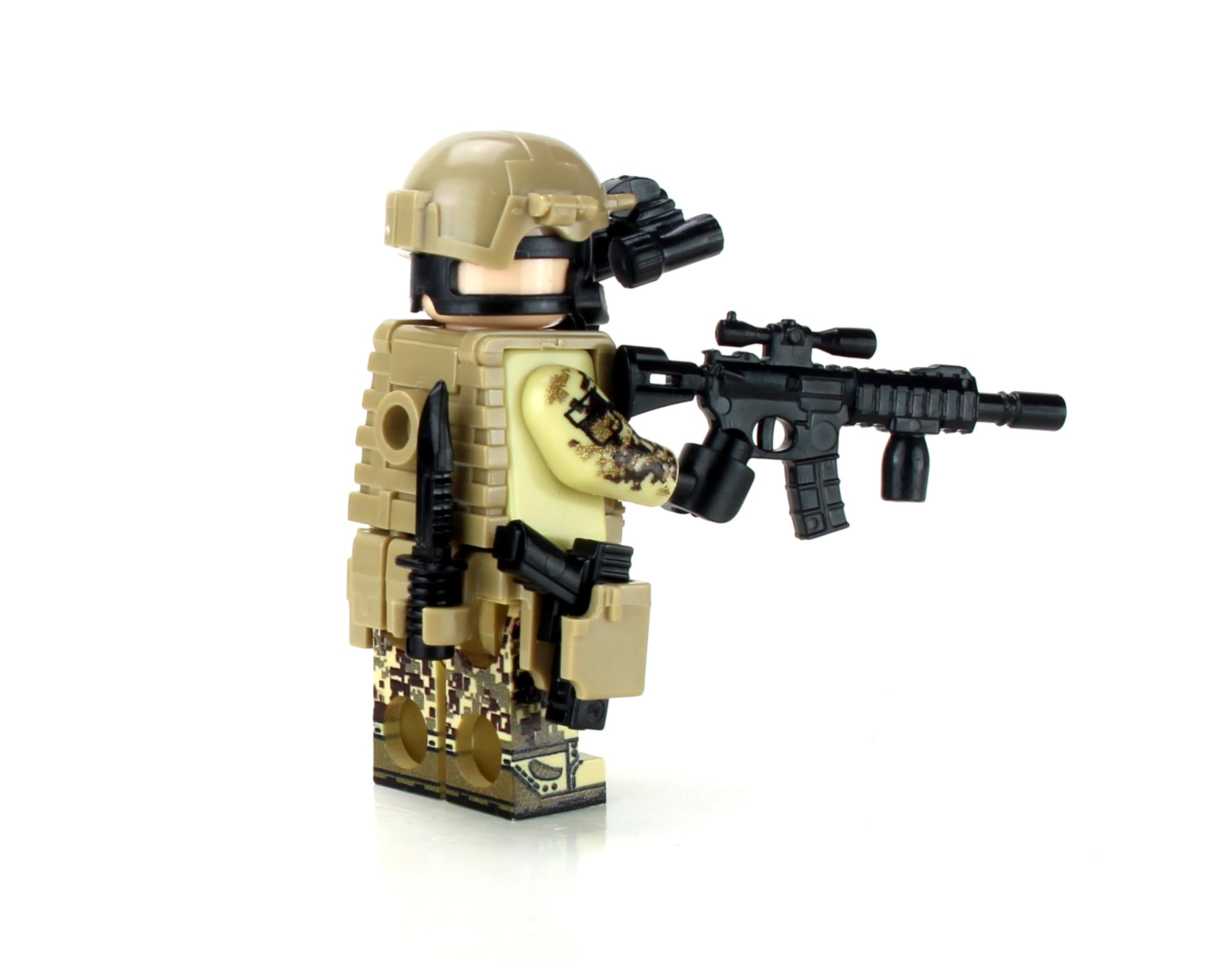 Amazon.co.jp: バトルブリック 高さ1.6インチ 海兵隊 砂漠 MARPAT 化学