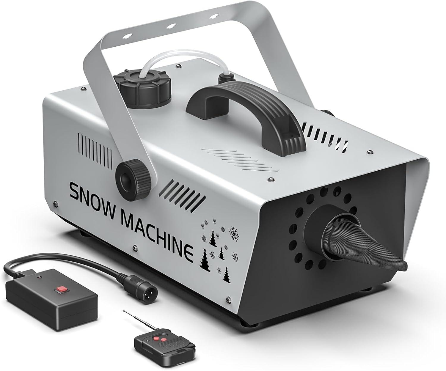1000W Snow Machine with Remote & Wired Control