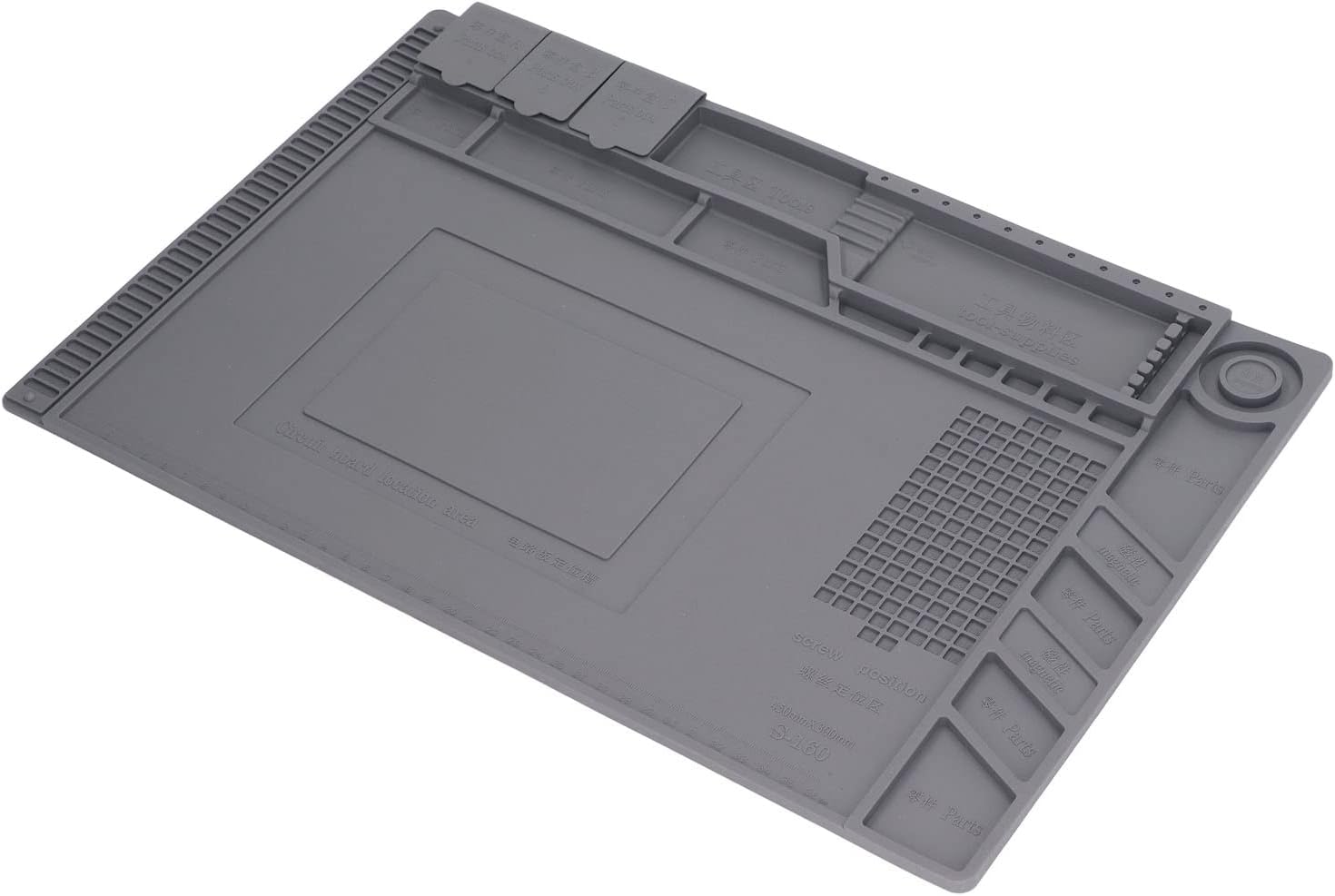Silicone Soldering Mat Repair Kit - Heat Resistant Soldering Pad for Soldering Iron Phone Computer Repair Tools with Non-Stick Surface