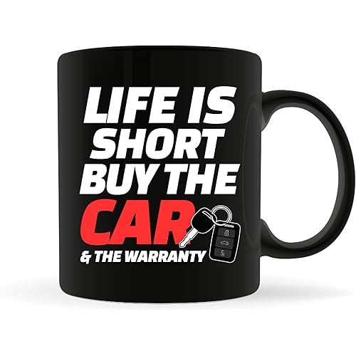 Car Salesman Coffee Mug 11oz Black -Lfe - Gifts For Car Salesman Loan Officer Realtor Agent