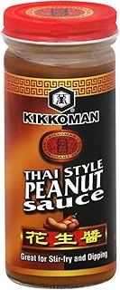 Kikkoman Thai Style Peanut Sauce, 9 Ounce (Pack of 3)