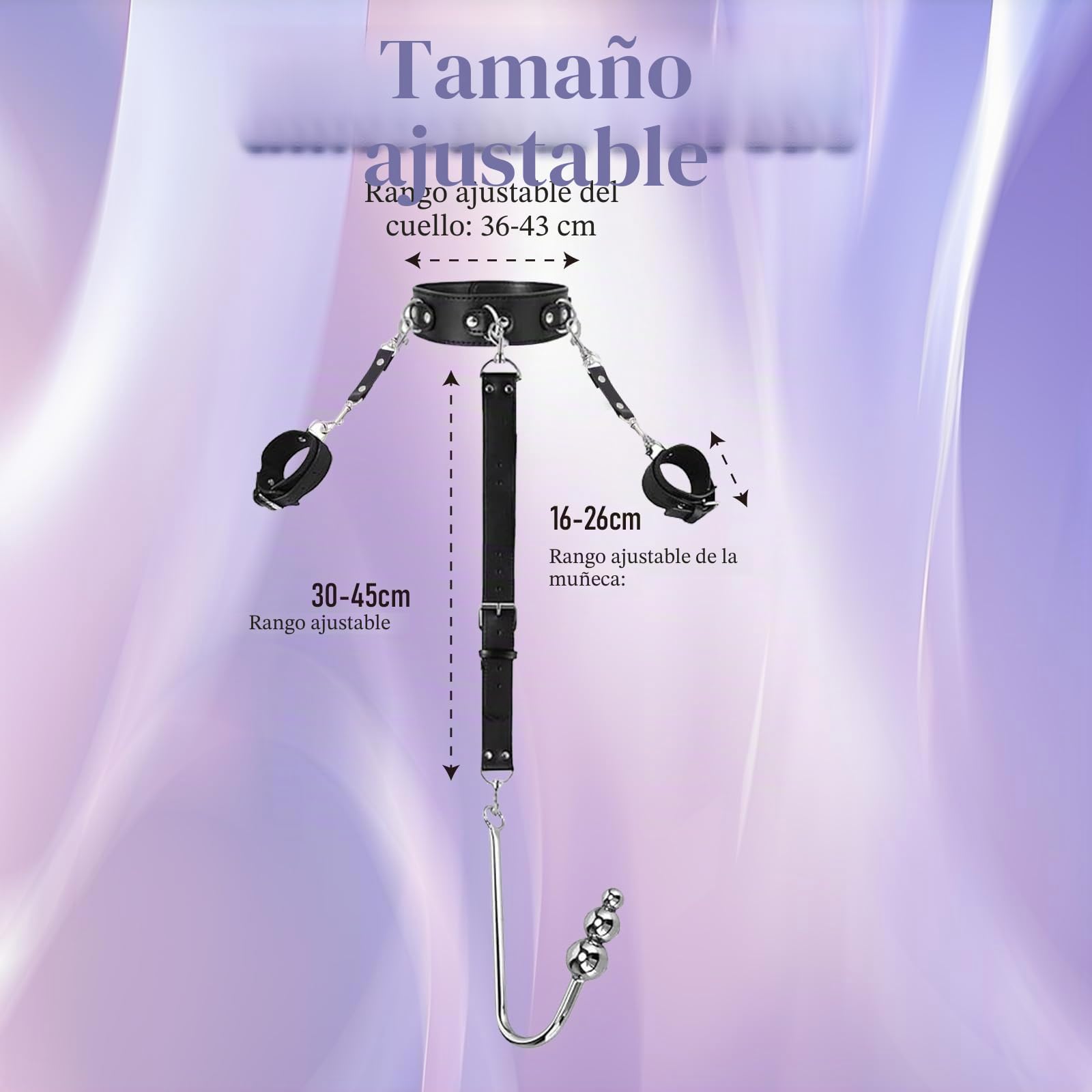 Gancho anal para mujer, gancho anal, juego de bondage, grilletes sexuales para ti, esclavos, extremadamente duro, BDSM, juguetes bondageset set de grilletes para principiantes, juguetes Bdsms juguetes