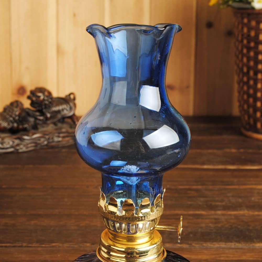 Decorative Lighting Oil Lamp Oil Lamps for Indoor Use Anti Oxidation Oil Lantern Windproof Glass Kerosene Lamp Home Emergency Lamp Buddha Front Light