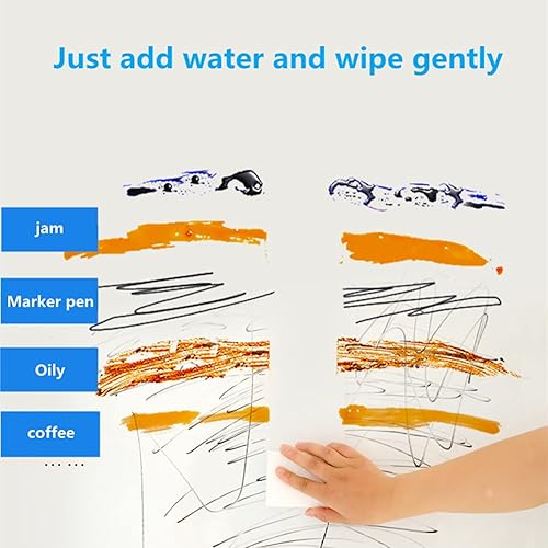 Miniatura 4 de 50 esponjas mágicas, limpiador de espuma de melamina de densidad 2X para bañera, piso, zócalo, baño, pared, cocina, muebles (50 unidades (2