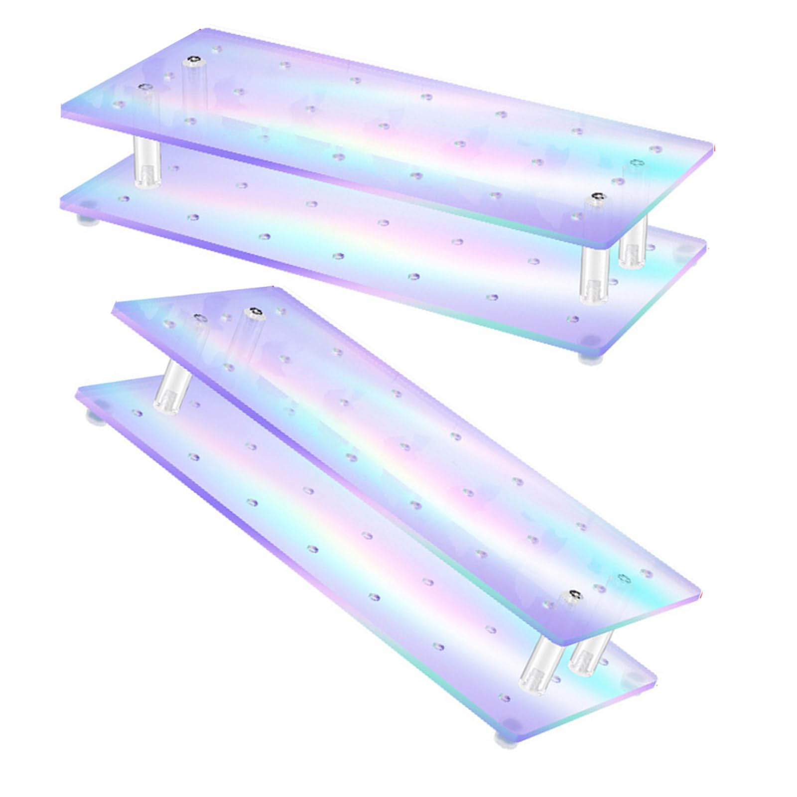 Elnwnnkc Sturdy 21 Holes Clear Candy Stand for Bonbon Drying Party Dessert Presentation Sturdy Acrylic Dessert Drying Rack